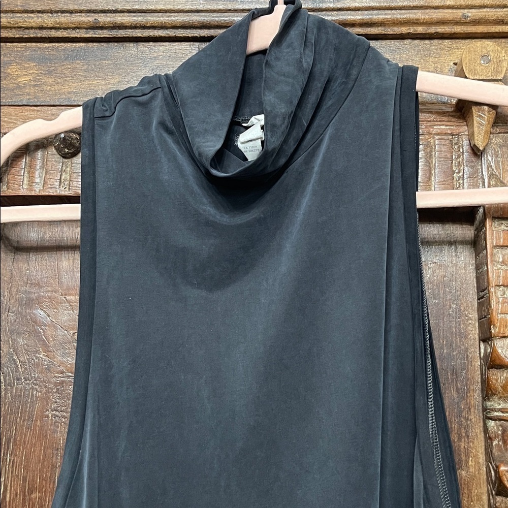 Lululemon Black Sleeveless Mock NeckTank Dress | Size 4 | HIGH NECK | ATHLEISURE - Picture 2 of 8